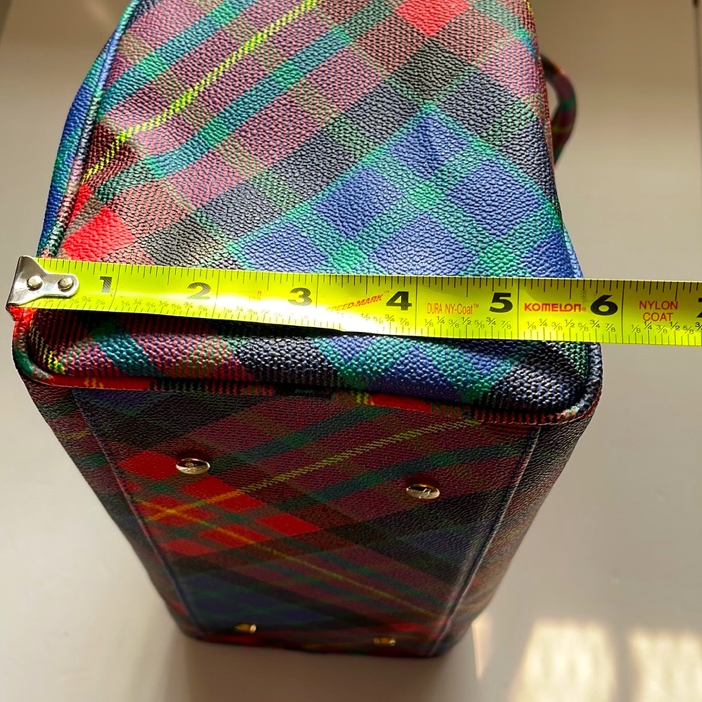 Vivienne Westwood VINTAGE BOSTON BAG ❤️ AW 15/16 MAC-CHARLES DERBI TARTAN - Picture 12 of 16